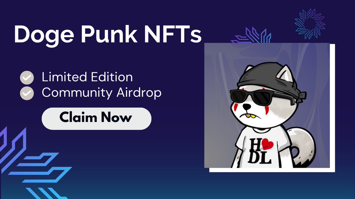 Doge Punk NFTs Mint Live 🎉 Join Giveaway ✅ Retweet & Tag 3 Friends ✅ 👇GO👇 gleam.io/uF5c3/doge-pun…