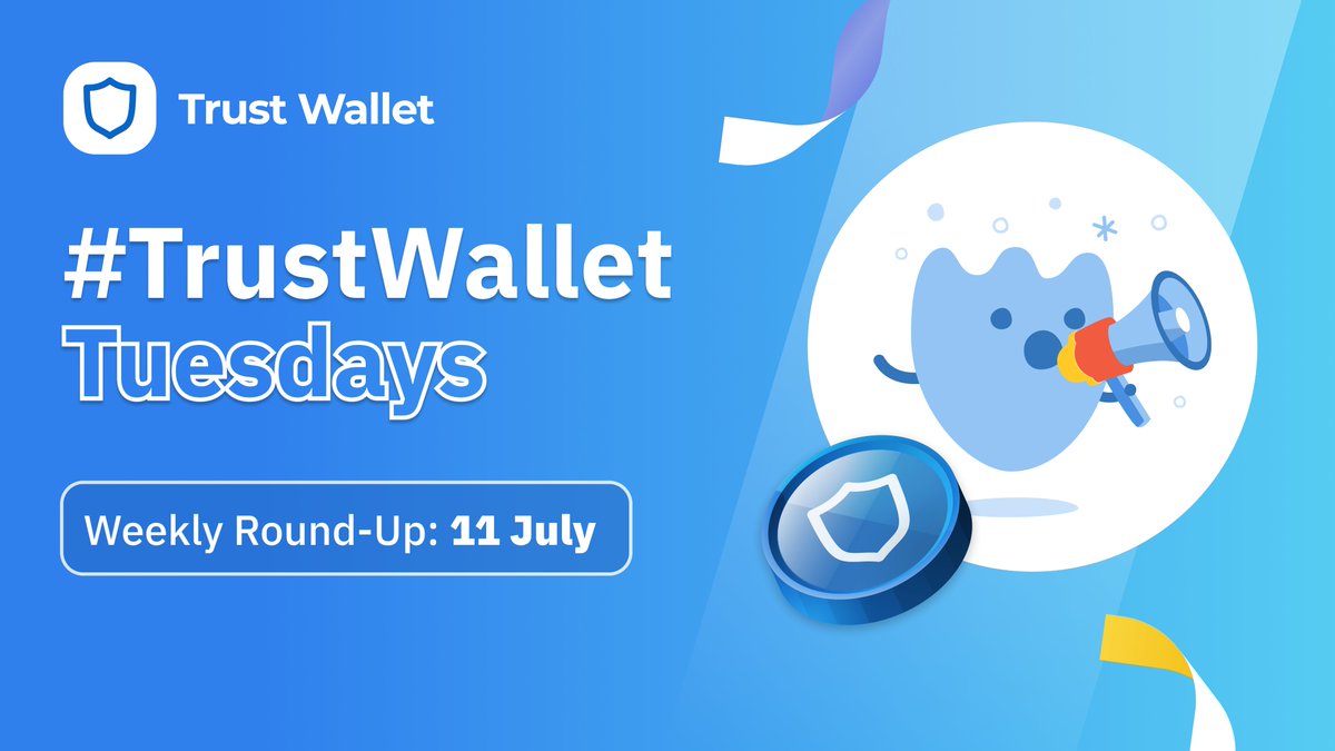 TrustWallet's tweet photo. Today is #TrustWalletTuesdays! And we’re excited to share this week’s #TrustWallet updates 💙 

✅ Wallet homepage refresh 
✅ Next Gen Guest mode 
✅ Security scanner v2  

Read on 👇 
https://t.co/aMIVq6OYlE https://t.co/AF2LrBAR0w