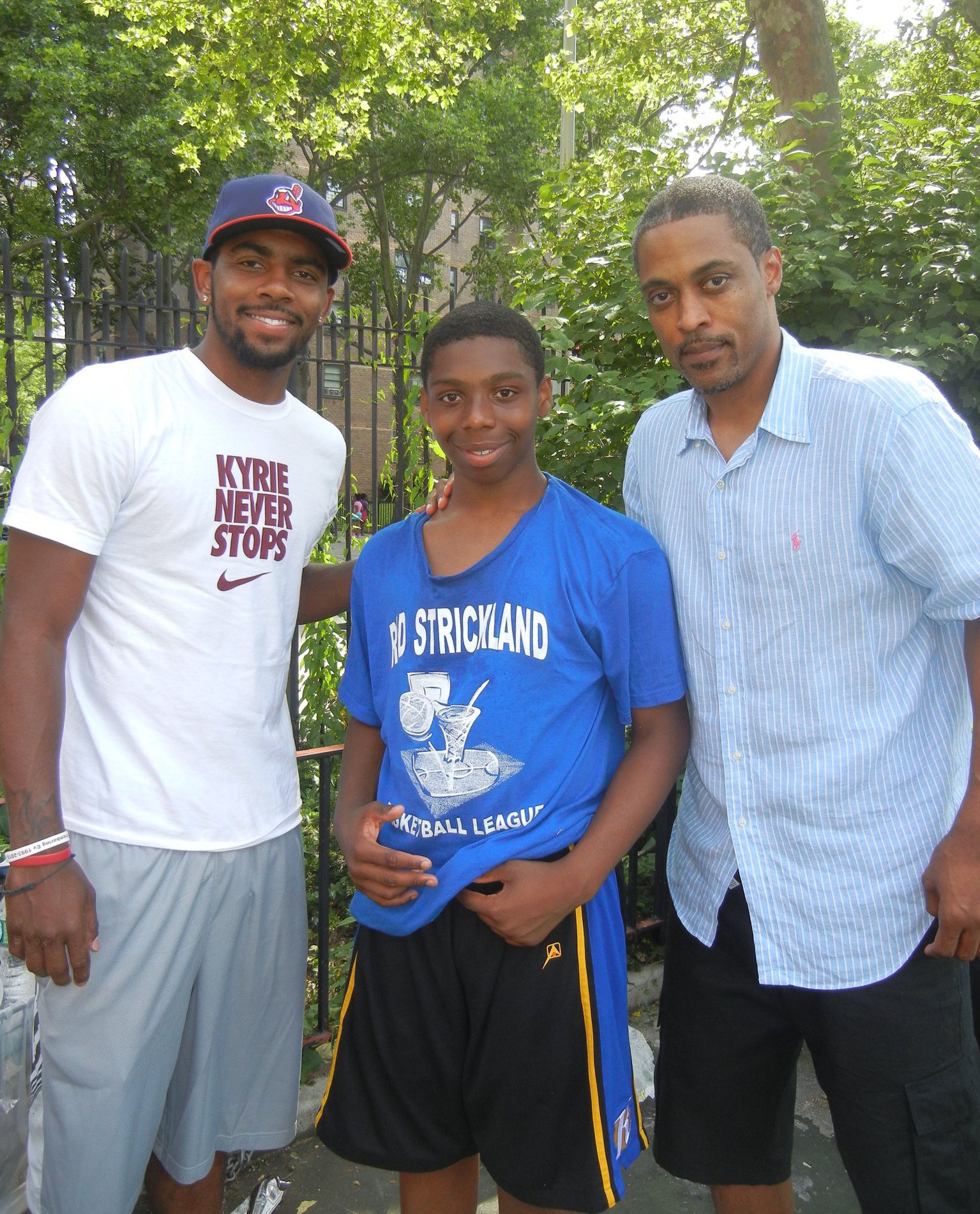 Ballislife on X DUNKC0MP Rod Strickland is also Kyrie Irving s Godfather https t j5oG9e3SFm X