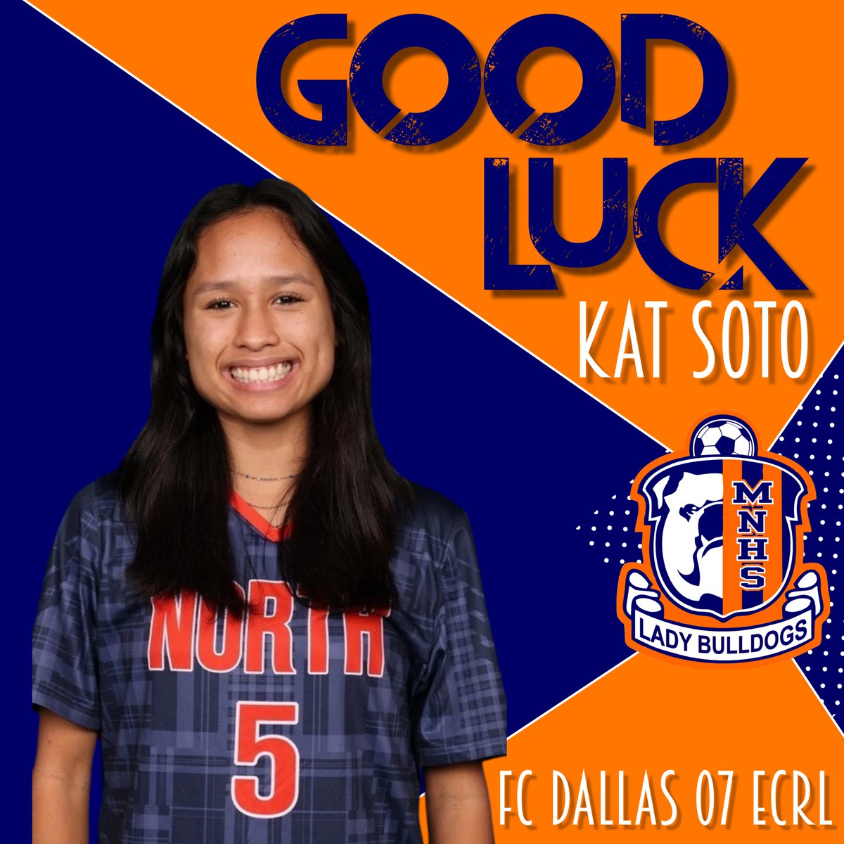 Congratulations to <a href="/soto_katarina5/">Katarina Soto</a> and <a href="/FCDallas07gECRL/">FC Dallas 07/06G ECNL RL1</a> making the Elite Eight. Best of luck this week as you travel to Virginia to compete for the ECRL National Championship. <a href="/mnhssoccer/">Lance Lovell</a> <a href="/McKISDAth/">McKinneyISD Ath Dept</a> <a href="/MWelchSLM/">Matt Welch</a>