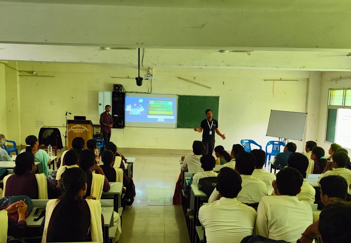 CollCommunity's tweet photo. It was an honor to deliver a highly informative Cyber Awareness Session at Khalikoti Unitary University in Brahmpur, Odisha.
@Cyberdost
@EduMinOfIndia @PIBHomeAffairs
#DigitalSafety #CyberSecurityEducation
#CyberTalkOdisha #OfflineEvent #Berhampur #CollCom #collcommunity https://t.co/PCntWgZ4eW
