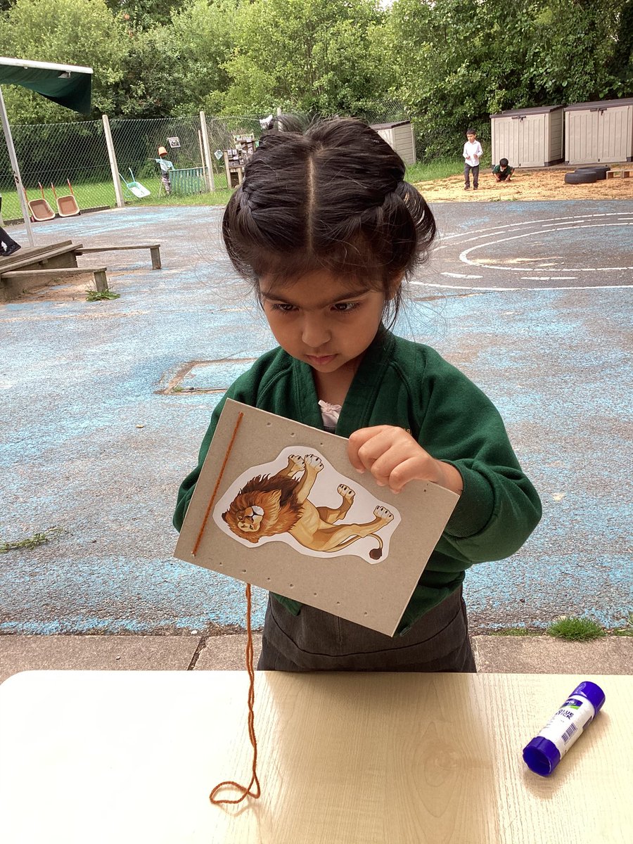 HighwoodPrimF1's tweet photo. Our superpowers today were concentration and patience. Look at their amazing animal cages. Fabulous sewing from F1. https://t.co/9mziayfNMz