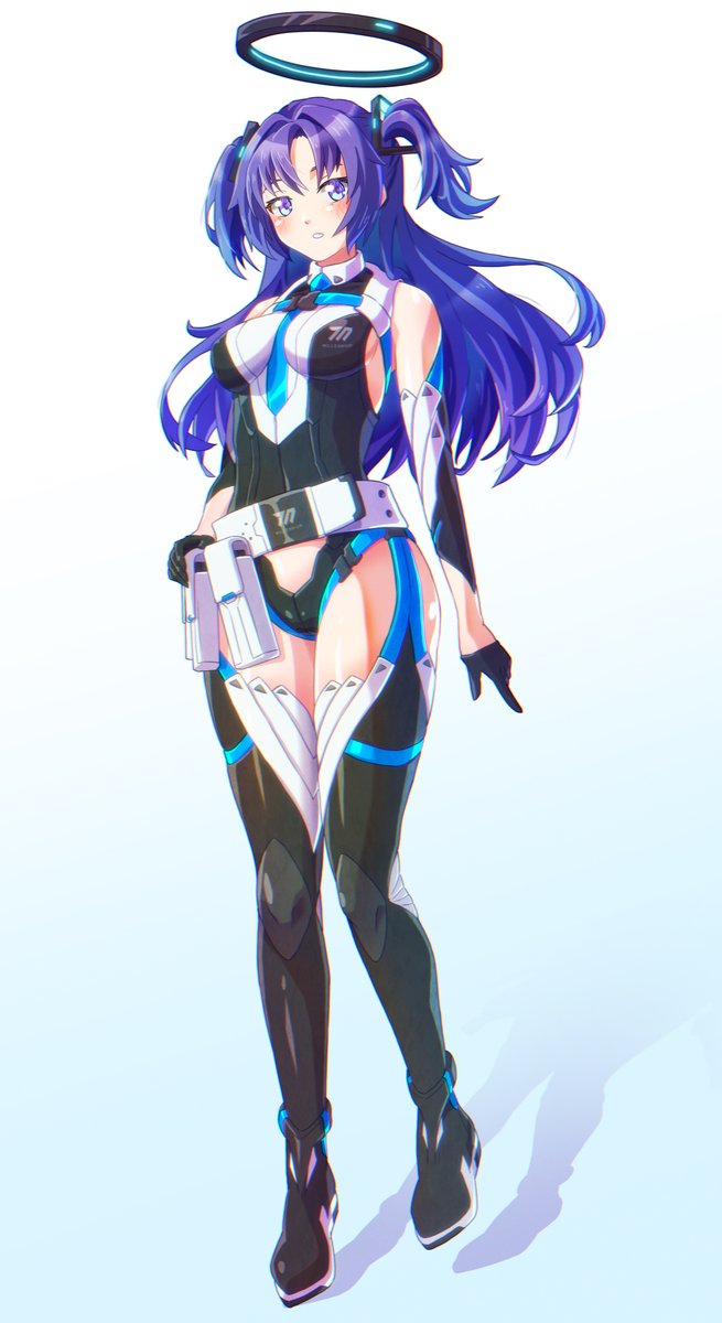 ユウカ「#ブルーアーカイブ #ブルアカイラスト部 #早瀬ユウカ 」|伊吹さくら(Skeb募集中)のイラスト