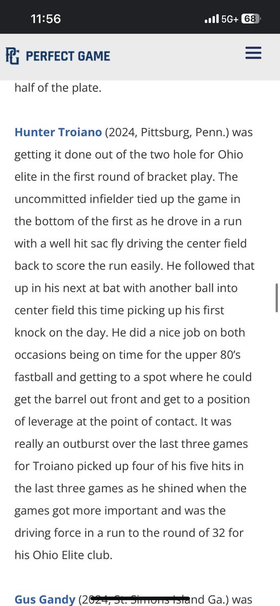 HunterTroiano's tweet image. Thank you @adorso3 and Colton Olinger for the write up from day 4-5 at the National Elite Championship! @PG_Scouting @OhioProDevelops @TheRealClay18 #NatElite