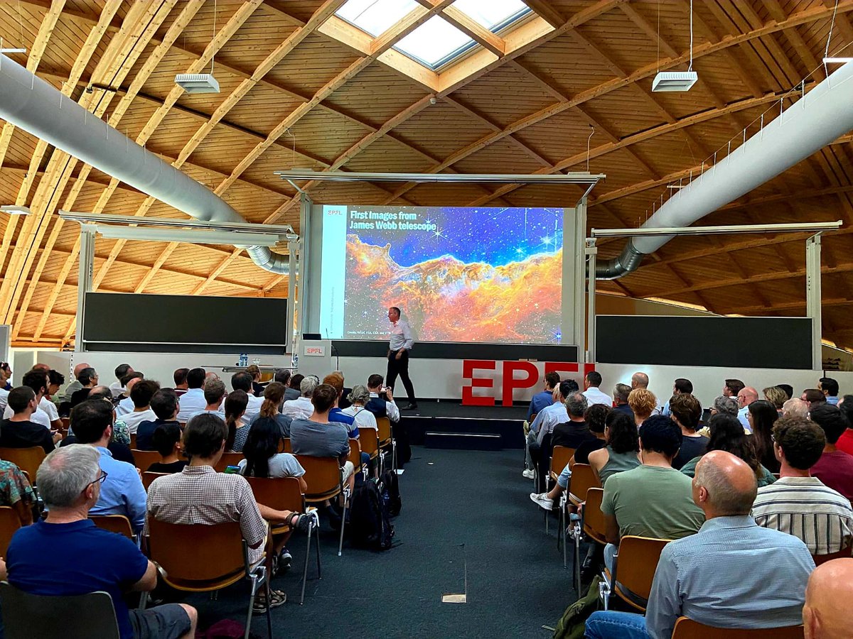 Starting now @EPFL: 'Seeing the Universe Anew - What I Learned Leading Humanity's Most Powerful Space Telescope' by @Dr_ThomasZ, @NASA's Former Head of Science🚀🛰️