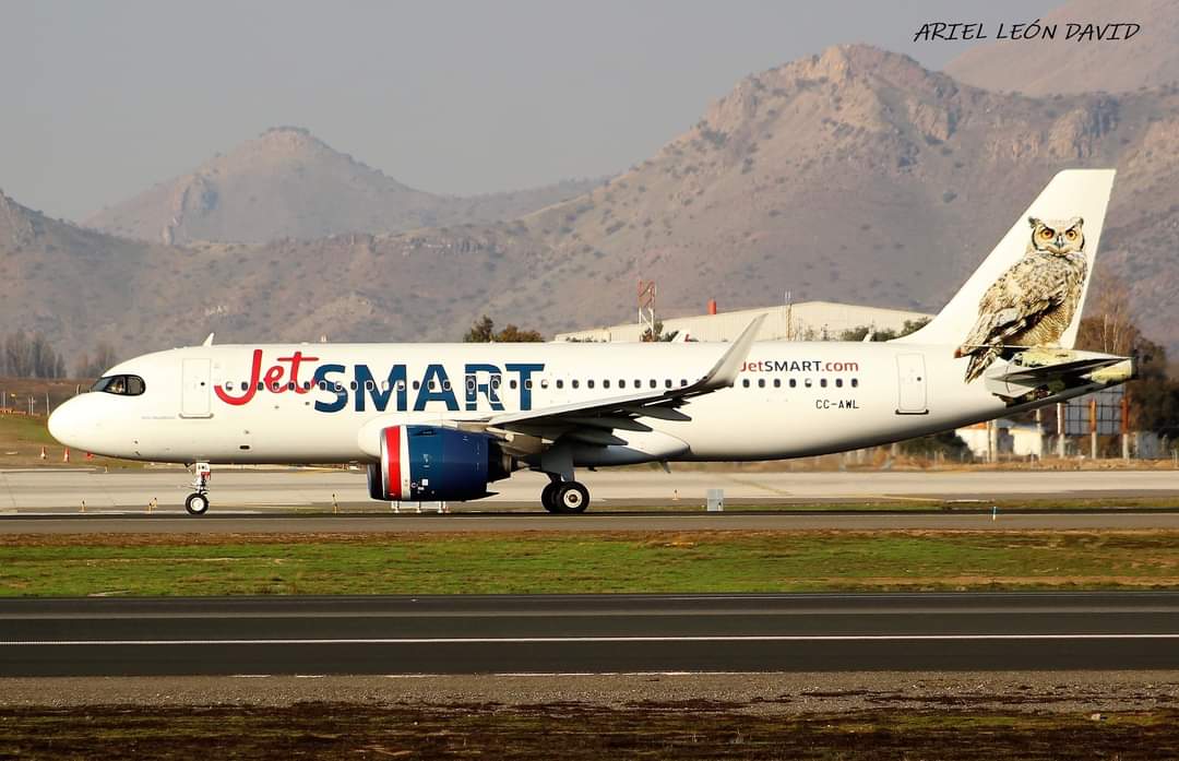 avioneschile's tweet image. #Airbus A320neo de #Jetsmart Chile taxeando a umbral 17R de #SCEL 
#AvionesChileSpotting
@VuelaJetSMART 
@Airbus
