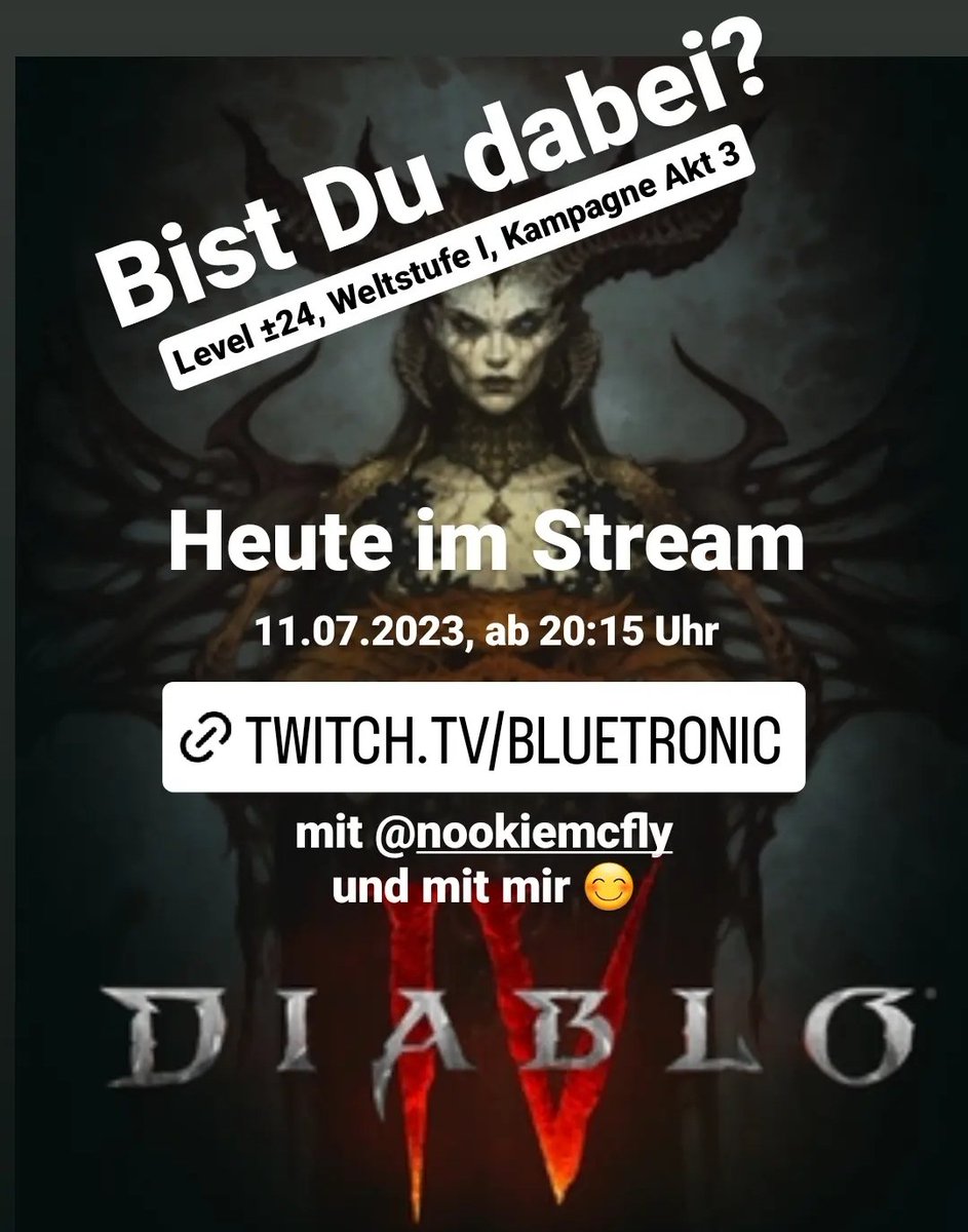 pixeltod's tweet image. Heute spielen wir #Diablo4 im #Stream auf twitch.tv/bluetronic. Bist Du beim entspannten Monster Wegklicken dabei? Schau gerne vorbei. 😊 #streamde #twitchde #kleinerstreamer #computerspiele #DiabloIV #twitch