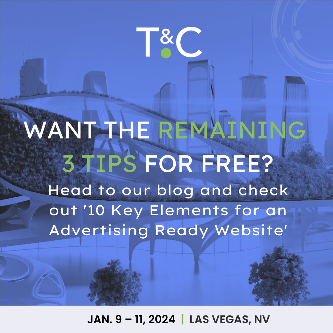 ➡️ Read our latest Traffic &amp; Conversion Summit blog '10 Key Elements for an Advertising Ready Website' &gt;&gt; bit.ly/3XHijN4 We've put together a comprehensive list of EVERYTHING you need to develop your website and get that revenue roaring! 📈  #TCS24 #Blog #AdRevenue