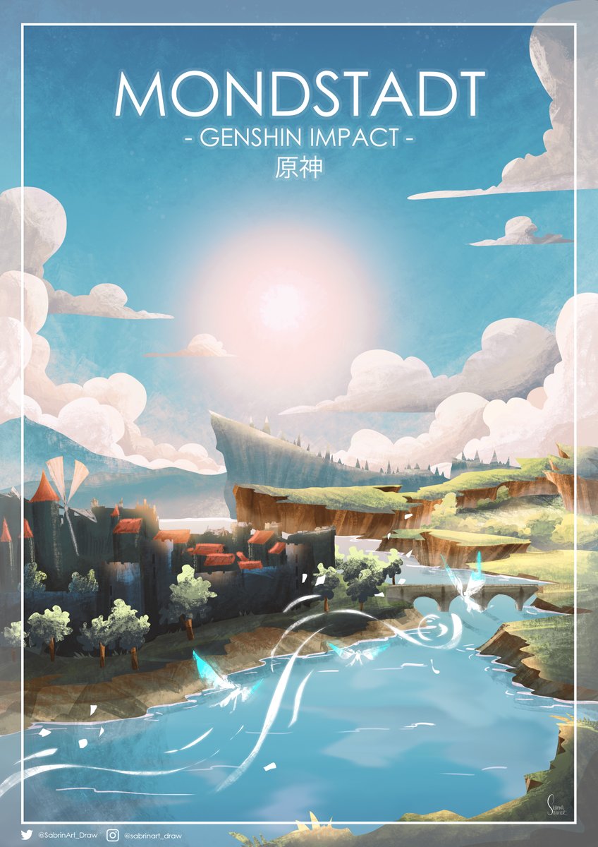 Saby_liive's tweet image. Happy #PortfolioDay ! ✨
I'm a 2D and 3D artist, but I'm mainly going to show you my landscape illustrations! 

#art #illustration #artist #2D #landscape #paysage