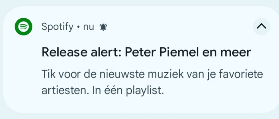 When Spotify tells you dat het toch echt tijd wordt om andere muziek te luisteren.