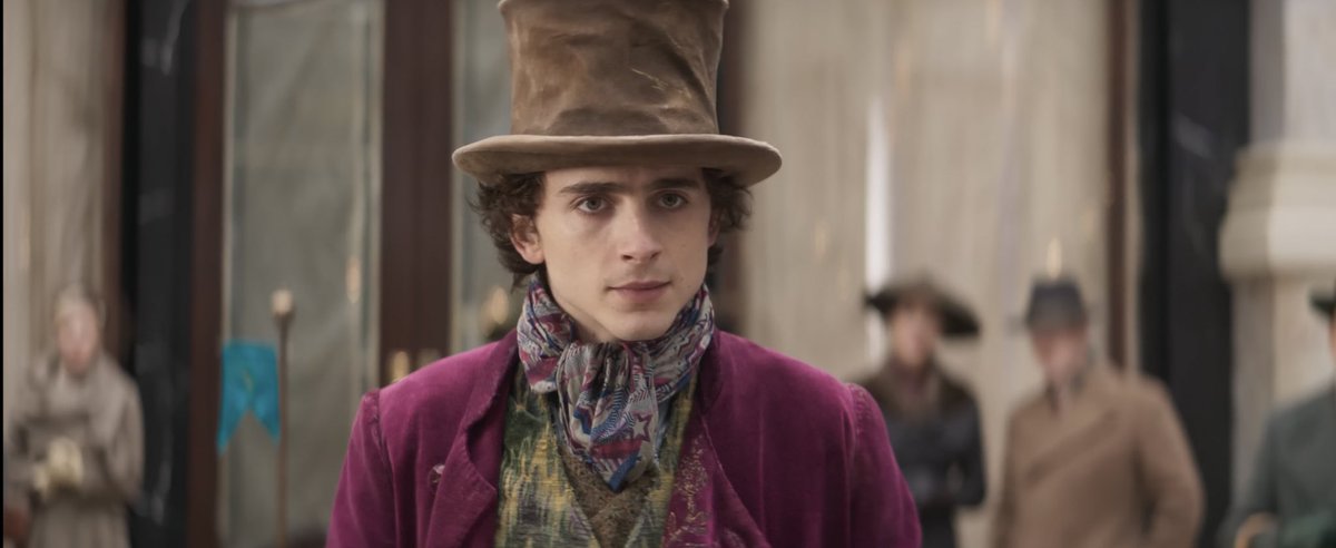 FilmUpdates's tweet photo. Timothée Chalamet as Willy Wonka in ‘WONKA’ https://t.co/nqYWIx9lRW