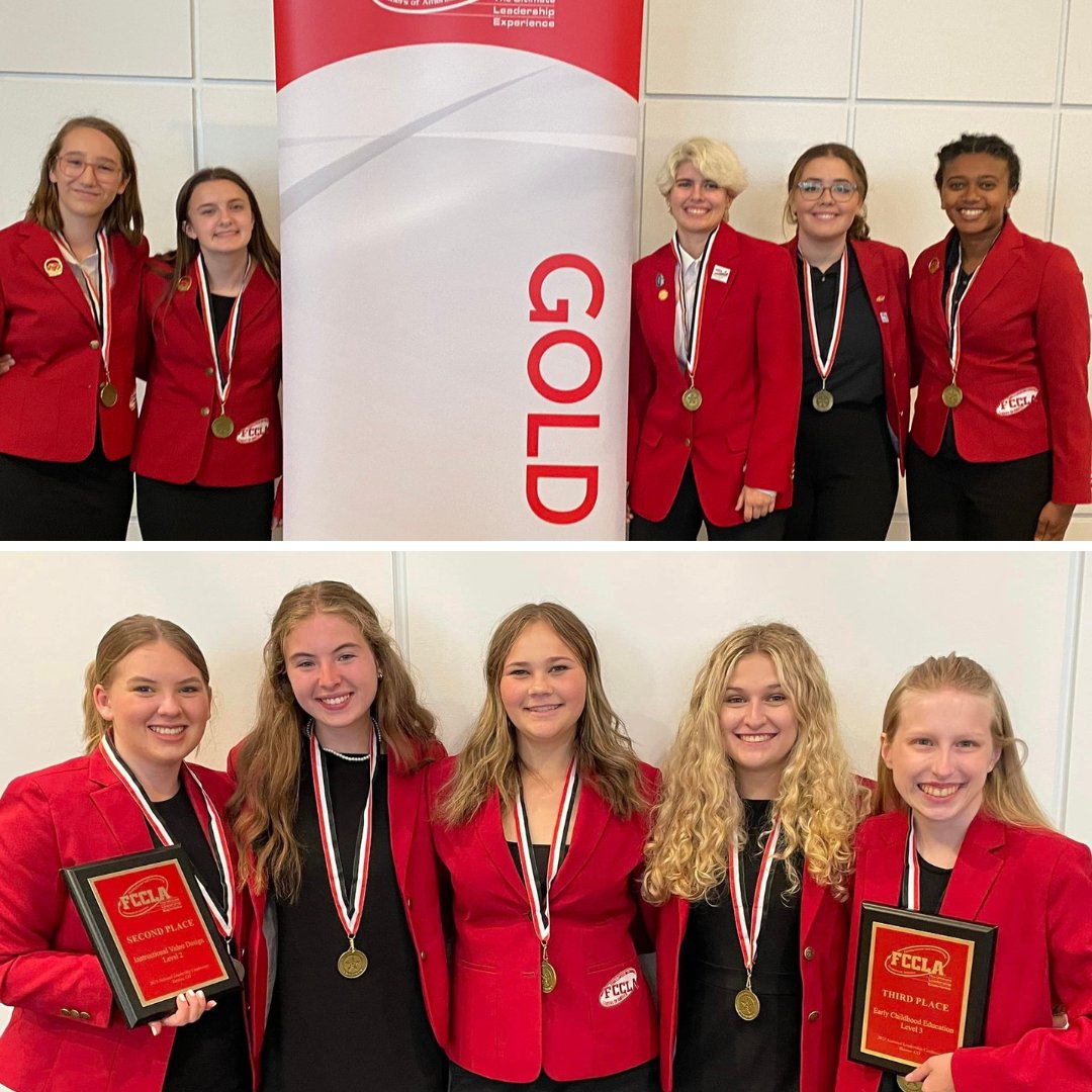 SumnerSchools's tweet photo. Congratulations to the Sumner HS and Bonney Lake HS FCCLA teams that competed in the National Leadership Conference in Denver this month. Students landed projects in the top 25 spots in the nation, with some getting in the top five! @bonneylakefccla @_SumnerFCCLA @NationalFCCLA https://t.co/DwZ79MvXmJ