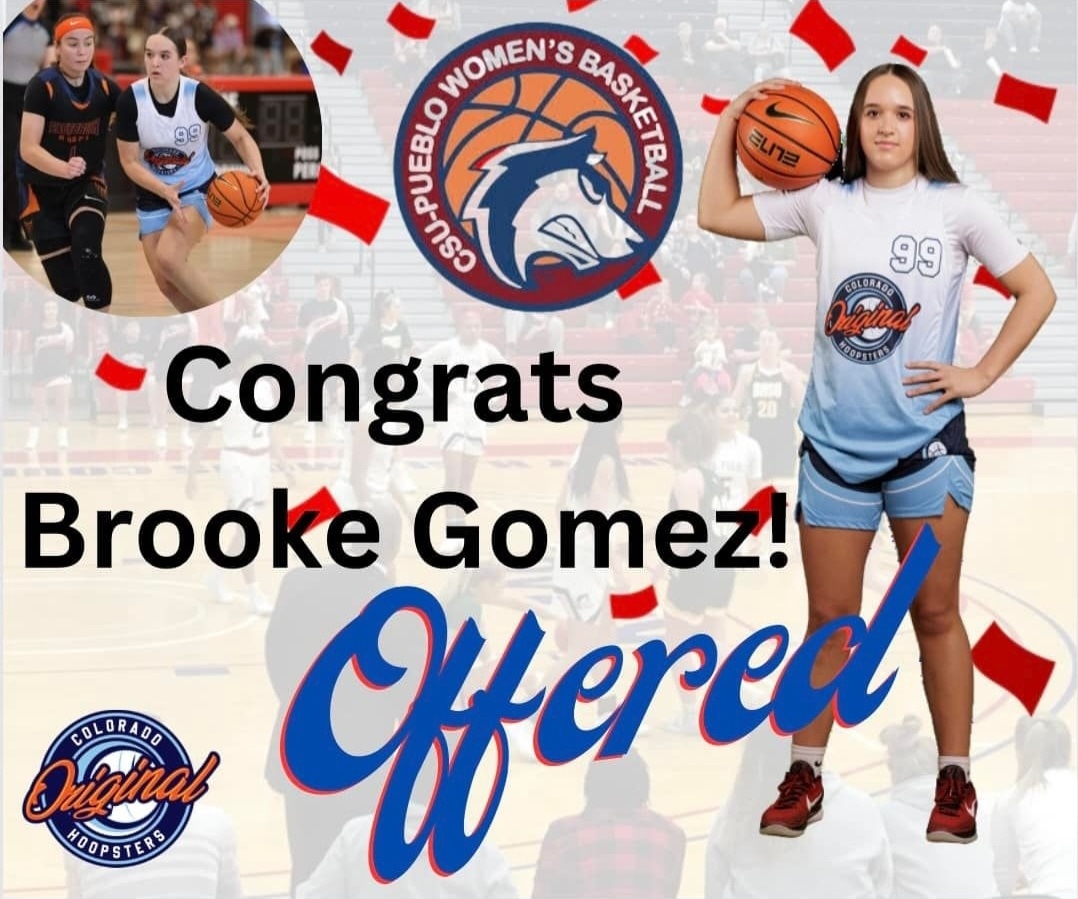 Offer alert ❗️Congratulations to Brooke Gomez for receiving an offer from CSU Pueblo! You played amazingly this weekend!! We are so proud of you! 👏🏼 (Brooke Gomez- Class of 2024)