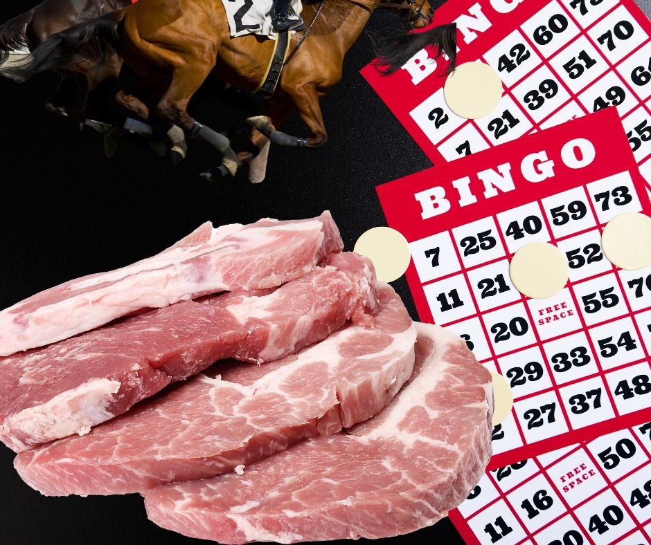 It's Wednesday and that means fun!  Horse races and meat raffles start at 5:30 and Bingo begins at 6:30!  Don't miss out on #WahooWednesday