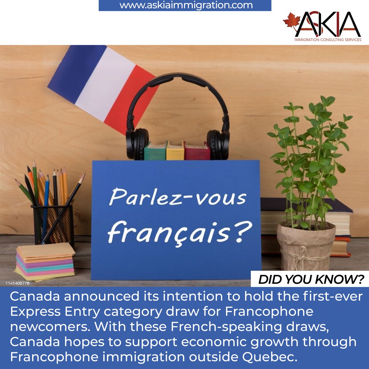 Askiaimmigrate's tweet image. The emphasis on French-speaking newcomers will aid in the promotion of the French language while also addressing workforce shortages in places outside of Quebec. The first draw took place on July 7, inviting 2,300 applicants with a cut-off score of 439.
#FrenchSpeakers #French