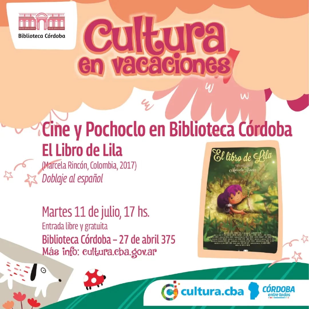 Hoy te esperamos a las 17 hs "Pelis para las infancias en Vacaciones de Invierno " para que disfrutes de Cine📽 y pochoclo 🍿 en 27 de Abril 375 Entrada Libre y Gratuita. #cordoba #VacacionesDeInvierno #infancias #cine