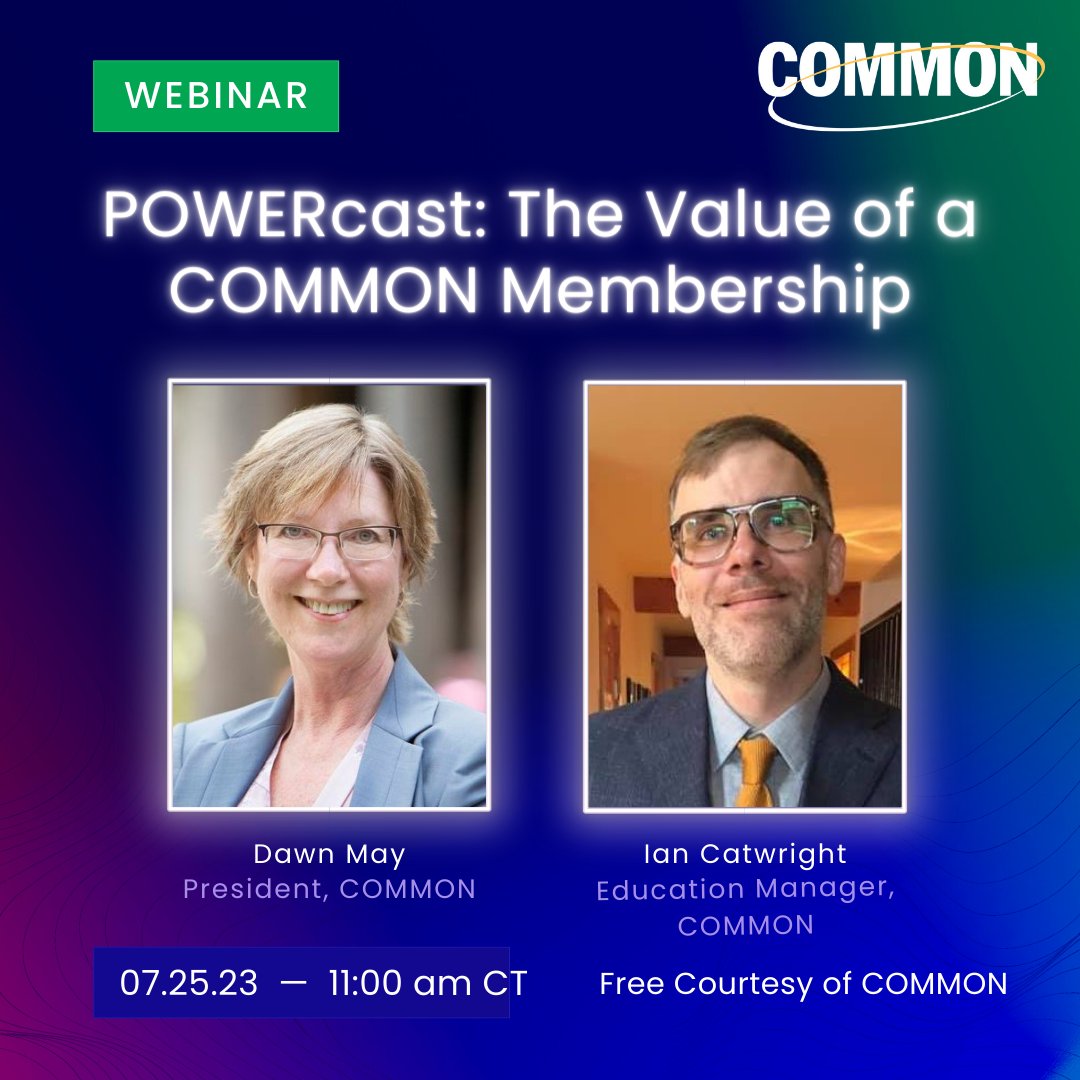 COMMON - A Users Group tweet media