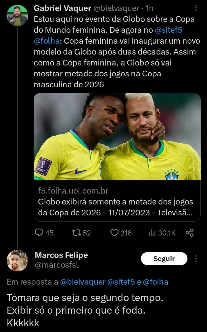Globo vai exibir somente a metade dos jogos da Copa do Mundo de 2026