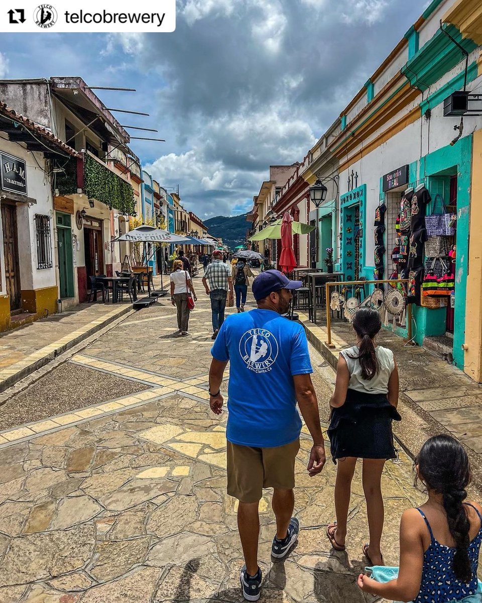 TelcoBrewery's tweet photo. Thank you to Rigo for sharing this picture of him wearing his @telcobrewery t-shirt in San Cristobal de las Casas, Chiapas México. Share a #travelingtelco picture and be featured on our social media https://t.co/xVFSY47vKm