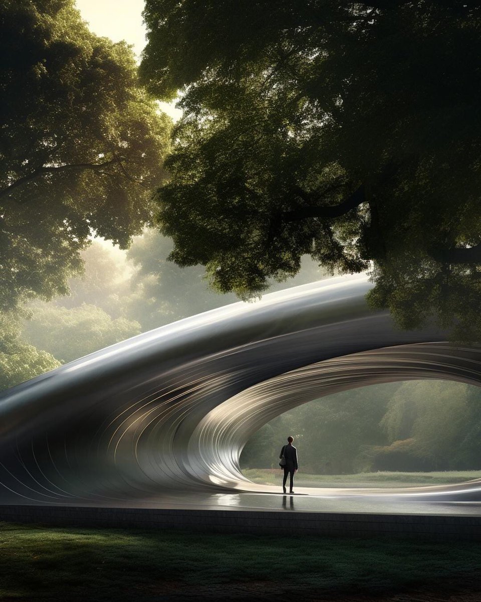 morphovisual's tweet photo. Smooth lines in rough places. #AIart https://t.co/Wd7HdbWA2B