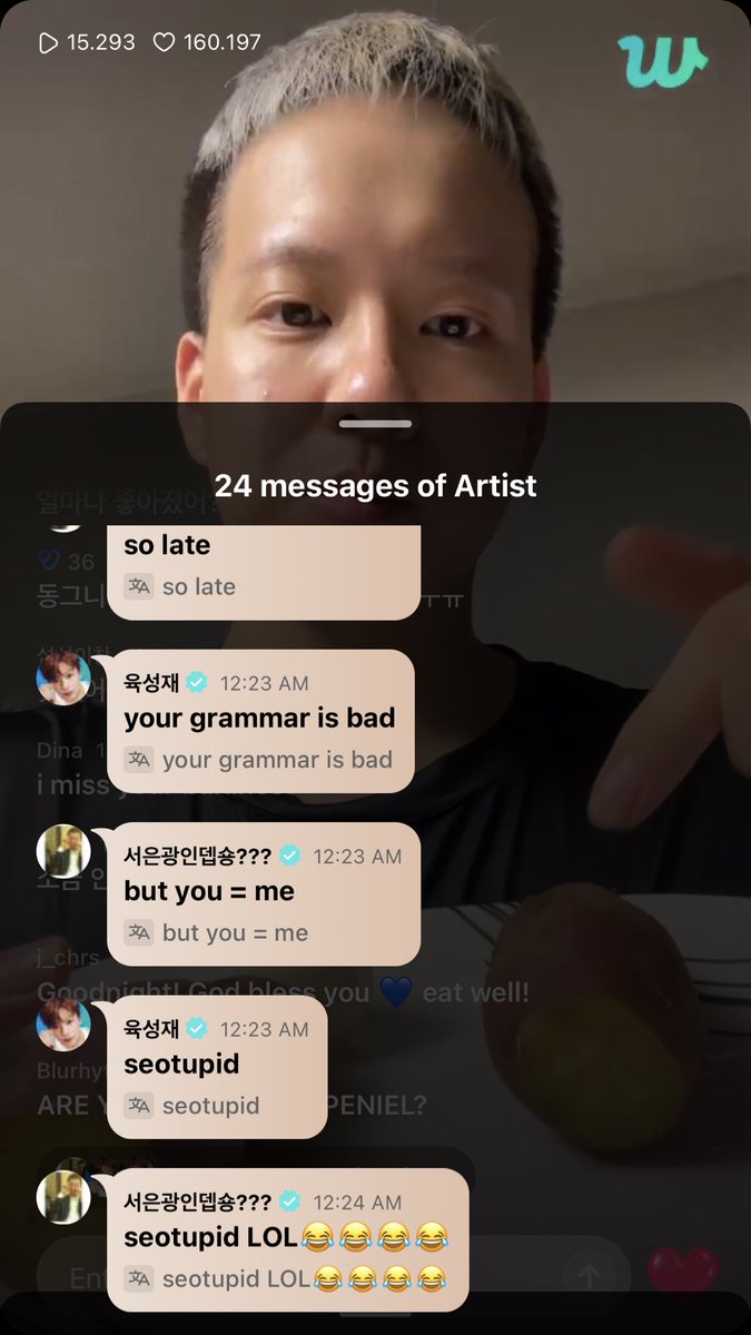 BTOBSupports's tweet photo. Did they just fighting on Peniel's live lmao

Seotupid 😂😂😂😂 https://t.co/dMuQx2qE3d