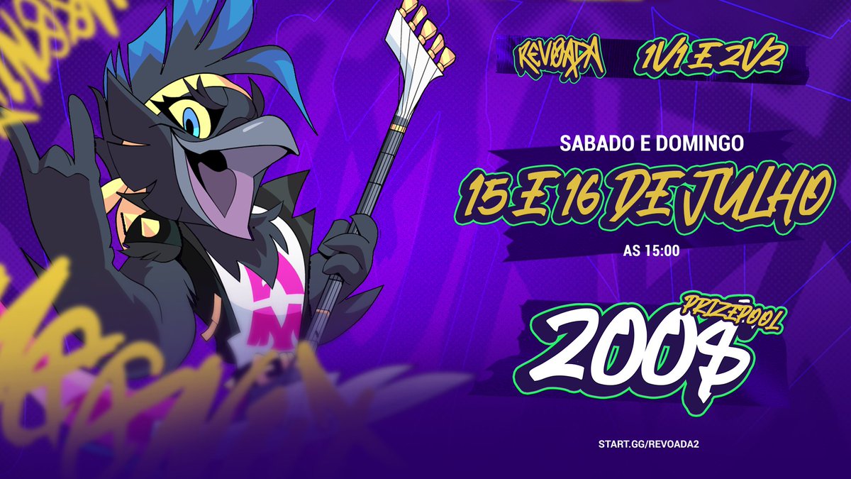 MoonlitBR's tweet photo. 📢 Que tal uma Revoada incrível neste fim de semana?!

🟢Revoada Singles &amp; Doubles 

⏰Dia 15 &amp; 16 às 15:00 (BRT)

💰 Premiação total:  USD$ 200,00

Inscreva-se agora mesmo em: https://t.co/AIkYx3m9ja https://t.co/gvUV5mQvVq