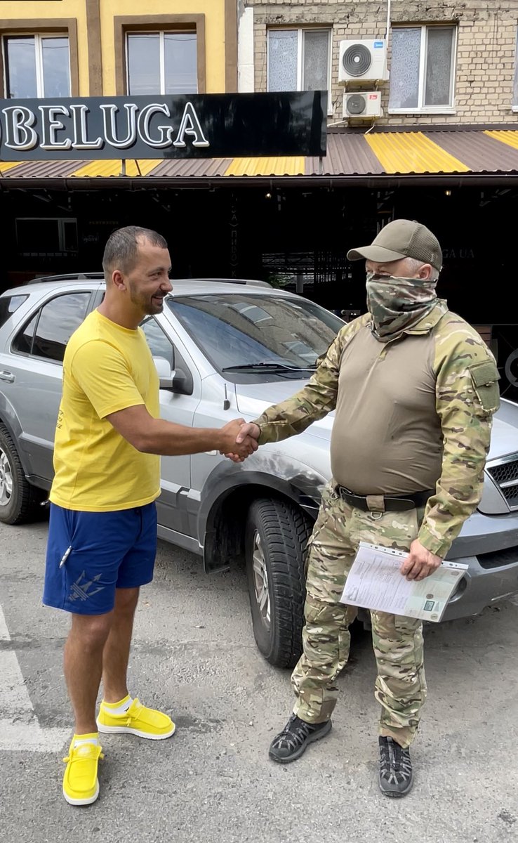 uabeluga's tweet photo. Cars for the Armed Forces 🇺🇦 
From the last business trip, we managed to bring 5 cars for the Armed Forces of Ukraine🇺🇦 And we are already reporting on the first car that we handed over in the Kharkiv direction This powerful Kia Sorento car will become a reliable assistant for… https://t.co/LTCiZc6XoS