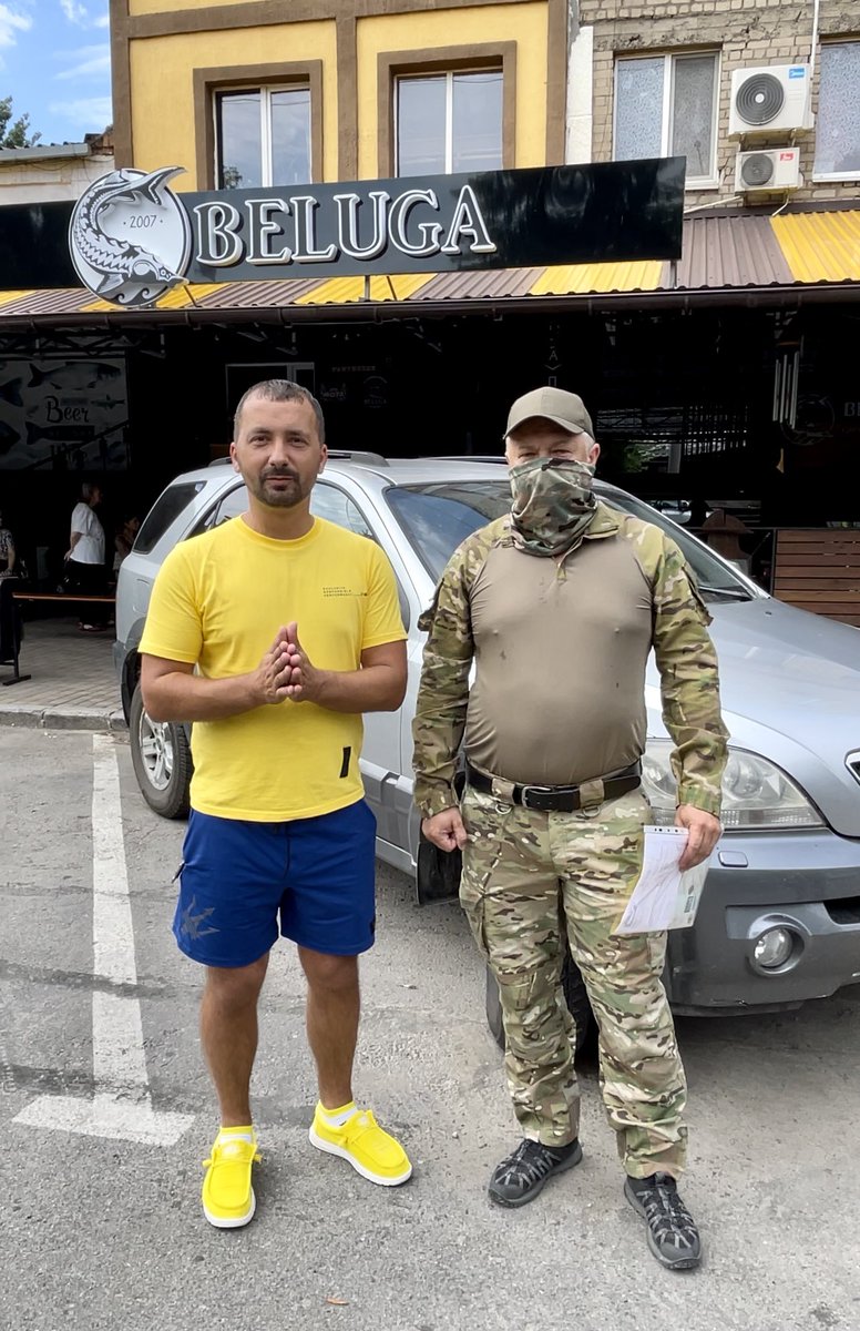 uabeluga's tweet photo. Cars for the Armed Forces 🇺🇦 
From the last business trip, we managed to bring 5 cars for the Armed Forces of Ukraine🇺🇦 And we are already reporting on the first car that we handed over in the Kharkiv direction This powerful Kia Sorento car will become a reliable assistant for… https://t.co/LTCiZc6XoS