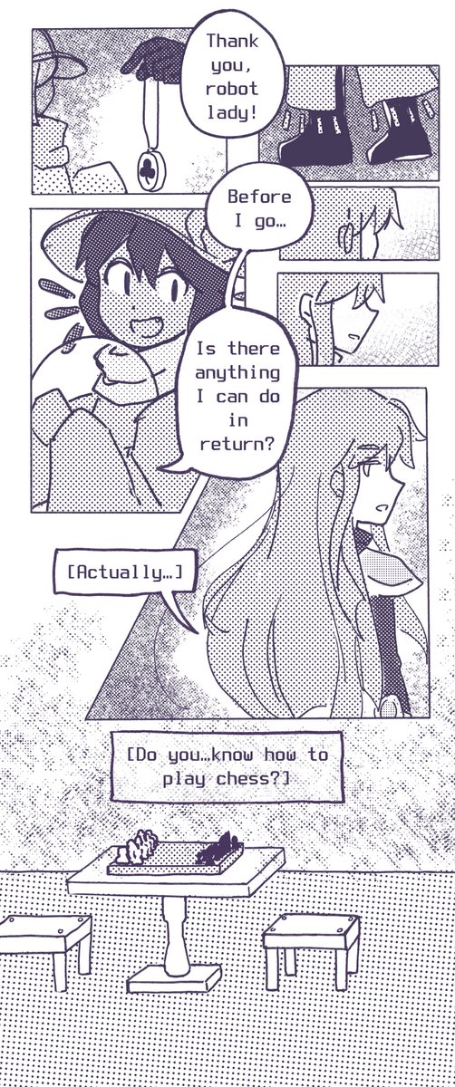 #oneshotgame a little comic about chess