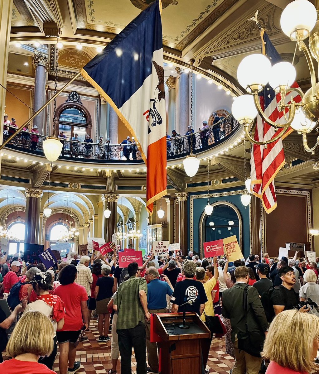 ProgressIowa's tweet photo. Politicians like @IAGovernor have NO business controlling our reproductive decisions! #Iowa https://t.co/jPxvQQppTh