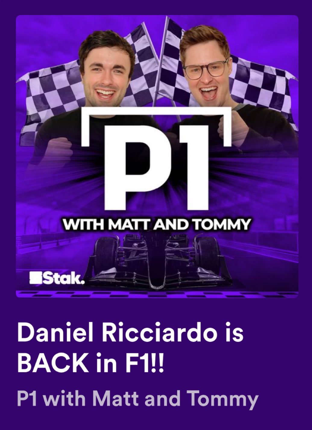 P1 with Matt & Tommy on Twitter: 