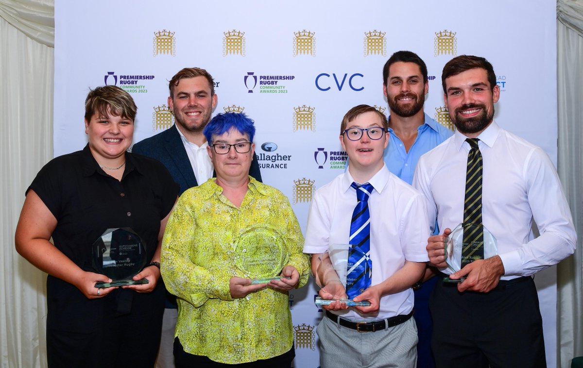 premrugby's tweet photo. Well done to our four inspirational #PremRugbyCA23 winners - Morgan @BathRugby, Evan @gloucesterrugby, Marie @FalconsRugby and Alex @BathRugby.

Read all their stories here ➡️ https://t.co/RnTuJrppOi 

#PremRugbyCA23 https://t.co/xtujzgYWiR