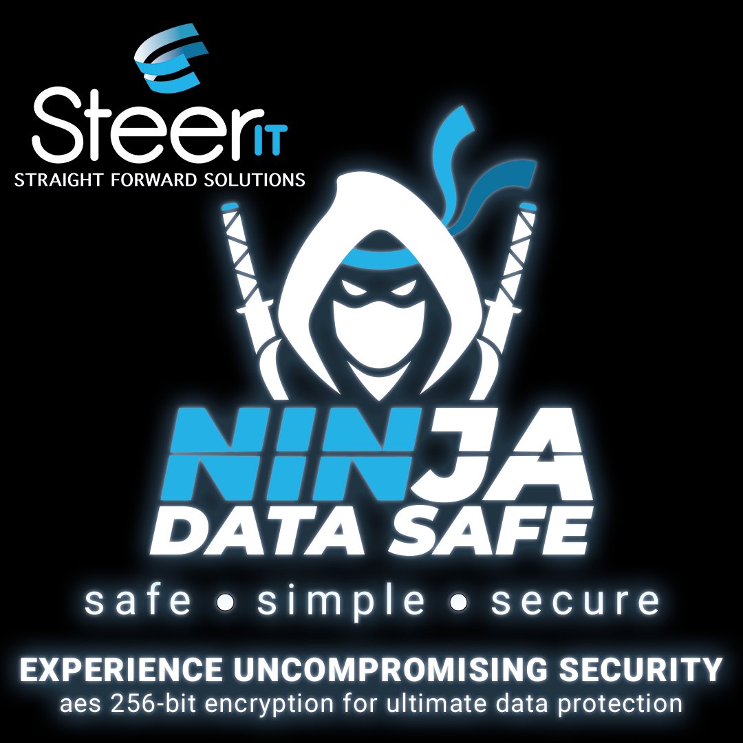 steerits's tweet image. Ninja Data Safe🛡️: Your key to a safe, straightforward, and robust data backup solution 🔐 
W: steerits.co.uk/backup-and-rec…
#NinjaDataSafe #SafeSimpleSecure #steerit #DataRecovery #DataSecurity #CloudStorage #DataProtection #CyberSecurity #OnlineStorage