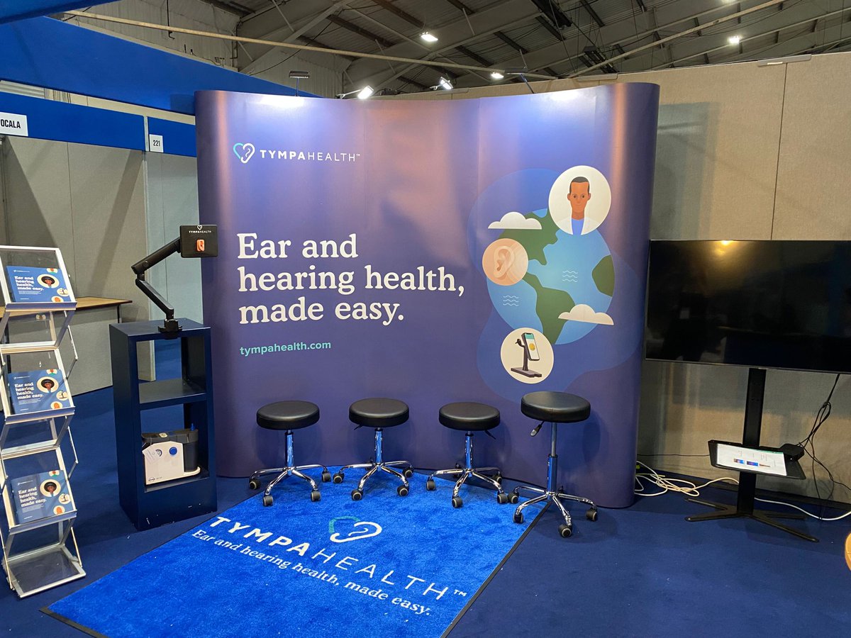 TympaHealth's tweet photo. All setup and ready for the Care & Occupational Therapy Show in Exeter tomorrow π
See you on stand 214, where you can find out more information on the Tympa Platform and our additional servicesπ
#TympaHealth #TympaPlatform #event #hearinghealth #medtech https://t.co/J2bm3SEReG