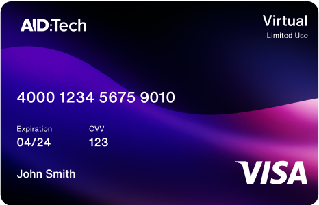 Introducing the Survivor <a href="/Visa/">Visa</a> Card

At AID:Tech, we understand the crucial role of secure and efficient disbursements in delivering rapid relief to those impacted by disasters. Our partnership with Visa enables us to issue virtual cards directly through the Kare platform