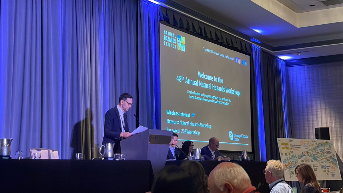 jaybalagna's tweet photo. I’ve been looking forward all morning to this #HazWS plenary session “State of Emergency—Resource Commitments and Compassion in an Age of Extremes” led by my @RANDCorporation colleague @RamblingRoberts! https://t.co/txEDECtgVU