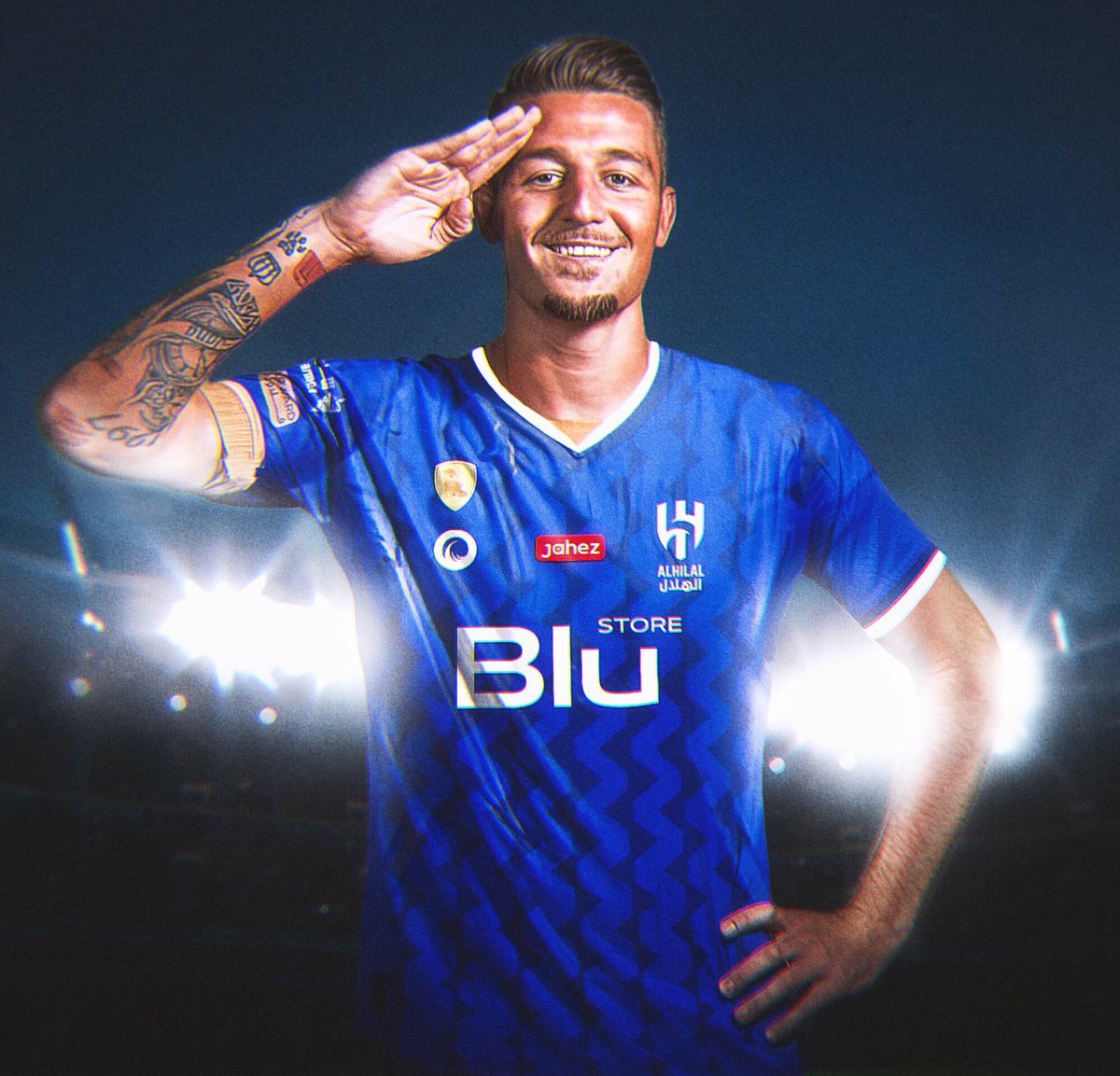 FabrizioRomano's tweet photo. Sergej Milinković-Savić to Al Hilal, here we go! Documents in place between Al Hilal and Lazio for €40m deal 🚨🔵🇸🇦

Serbian midfielder to sign three year contract and join Saudi league side with Rúben Neves and Kalidou Koulibaly.

⚠️ Contract signing and medical still pending. https://t.co/GRG78Z54e8