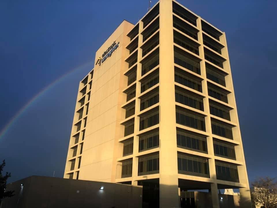 tdohrmann's tweet photo. 12 months ago the tower became ours, ECG Tower, where the most advanced Connected and Virtual Technologies and Services are created and managed. @ElectronicCare https://t.co/NqAxWnxmOz