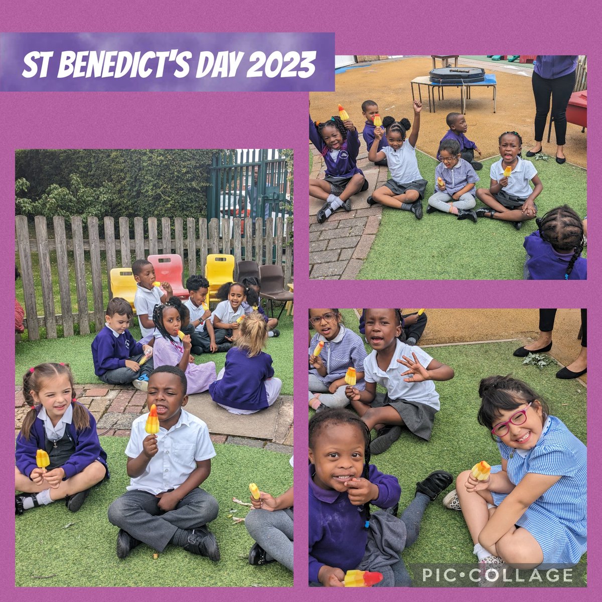 EYFS celebrating St Benedict's Day #StBenedict #PatronSaint #Celebrate