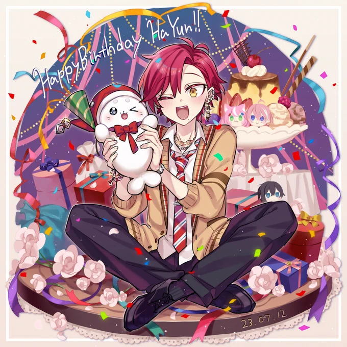 あらためて、お誕生日おめでとう～～～～～!!!!! #2023ハユン誕生日おめでとう #HaYun_Art