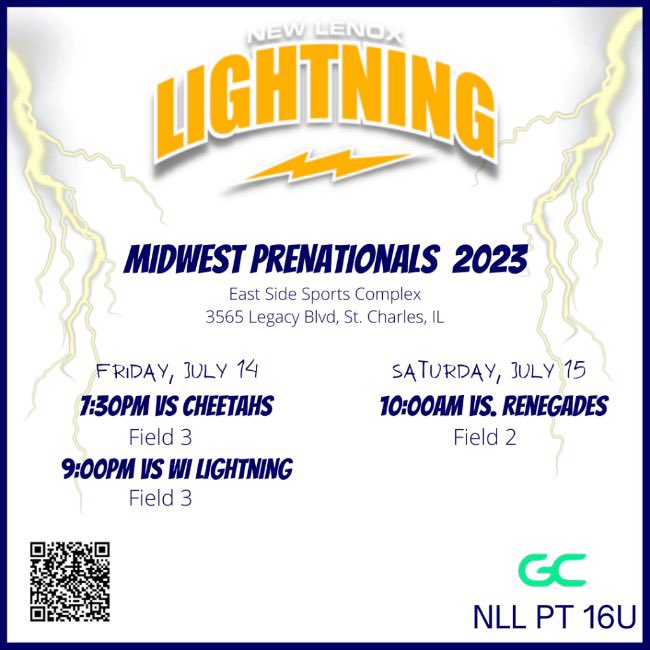 Wrapping up the season before PGF Nationals in Cali! Last week in Orland Park-shortened because of weather- I hit .600. Come watch us before we head out to Cali! <a href="/LenoxPt/">New Lenox Lightning 16U PT</a>