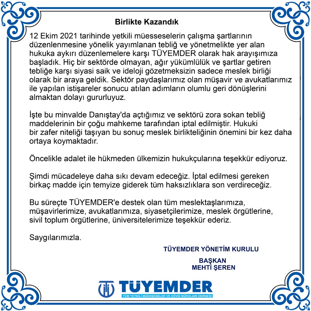TUYEMDER's tweet photo. Birlikte Kazandık! https://t.co/FMqO2VD7Bv