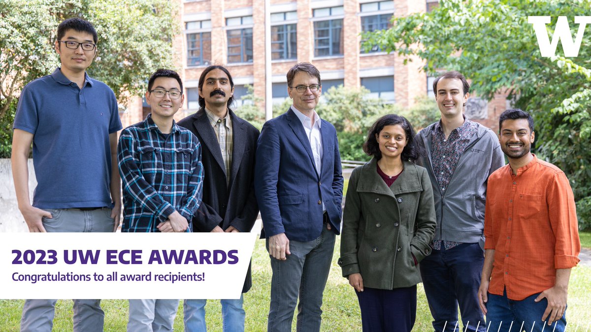 UW ECE recently held its annual awards ceremony to celebrate outstanding students, faculty and staff. Award recipients have made significant contributions to the department and exemplify what it means to be a part of UW ECE. Congrats! #uwece

ece.uw.edu/spotlight/2023…