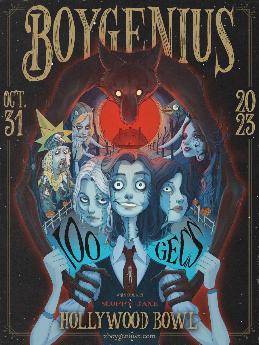 100gecs's tweet image. This Halloween we’re packing a Hollywood Bowl 😯