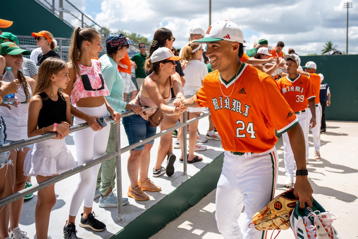 CanesBaseball's tweet photo. Four more Hurricanes received the call of their dreams yesterday! 

The 2023 @MLBDraft concludes with rounds 11-20 at 2 p.m. https://t.co/nZEWVX5SZa will stream all 10 rounds. https://t.co/RPyvaa4fn3
