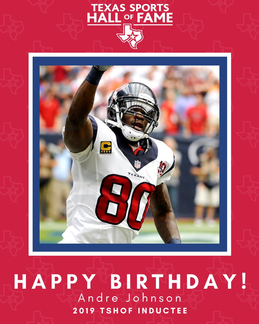 Happy birthday to 2019 inductee Andre Johnson! 