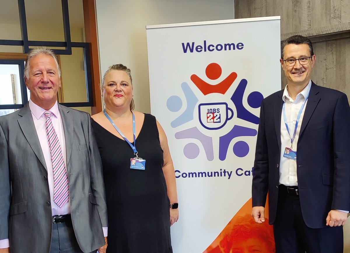 FaureStanislas's tweet photo. Insightful discussions today with Councillor Brian Hammersley and Michelle Horton on how to best support local businesses and change people's life through work. Thank you for your support and spending time with us at @Jobs22ltd Community Cafe in #Nuneaton.
#socialimpact https://t.co/9Lr6rtIH5g