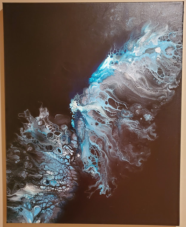 SWsCCorner's tweet photo. Beautiful blues on a black background! Two Dutch Pour paintings using the same colors, but 2 different sizes.
#acrylicpainting #pourpainting #fluidacrylic #fluidart #dutchpour #abstractart #abstractpainting #acrylicart

More info @ https://t.co/zk5DCWZ9mO https://t.co/btcc0zzIj3