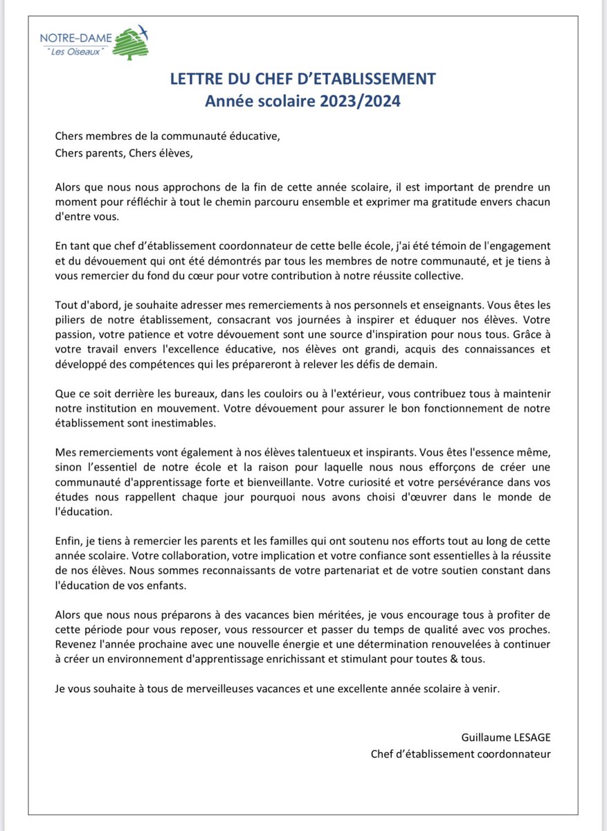 🗺️ Nous vous souhaitons de merveilleuses vacances et une excellente année scolaire à venir… 🙏🏼