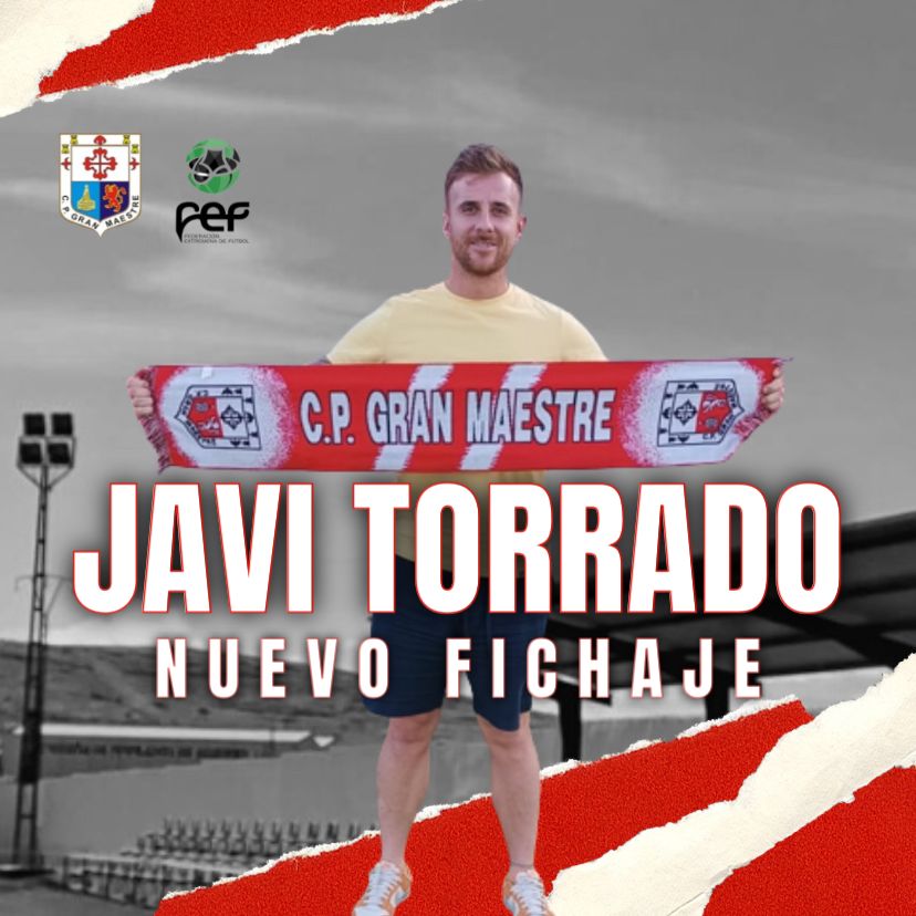 CPGranMaestre's tweet photo. FICHAJE 
Javier Torrado será nuevo jugador del CP Gran Maestre en la temporada 23-24 
Central zurdo con buena salida de balón y contundencia en la zona defensiva 
Bienvenido de nuevo a la que fue tu casa años atrás 👏🔴⚪ https://t.co/kmFrLmciSH